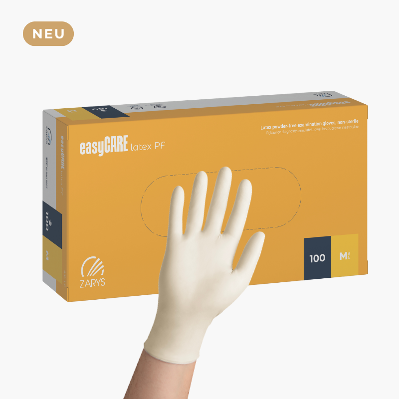 easyCARE Latex puderfrei, weiß 100 Stück kaufen – Handschuhgroßhandel