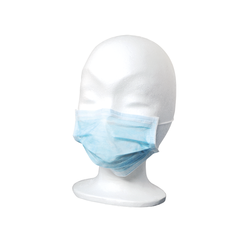 OP-Maske aus Vliesstoff mit Gummibändern, 3-lagig