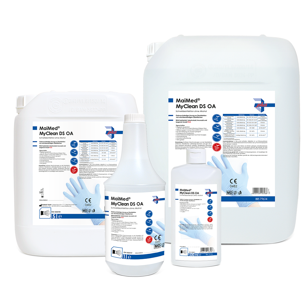 MaiMed® MyClean DS OA Schnelldesinfektion ohne Alkohol