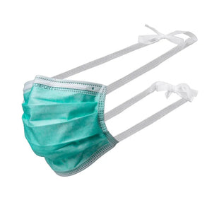 OP Masken mit Bindeschnüren, 3-lagig
