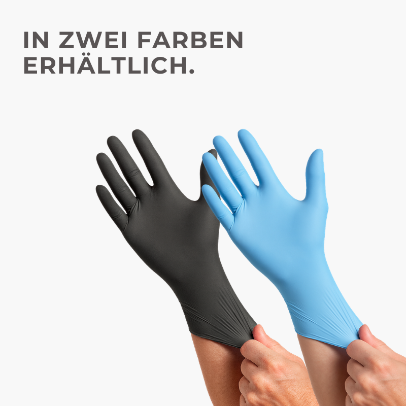 medizinische handschuhe schwarz Kingfa Nitril Einmalhandschuhe puderfrei, schwarz 100 Stück kaufen – Handschuhgroßhandel