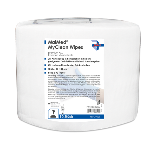 MaiMed® MyClean Wipes Premium - Trockene Vliestuchrolle