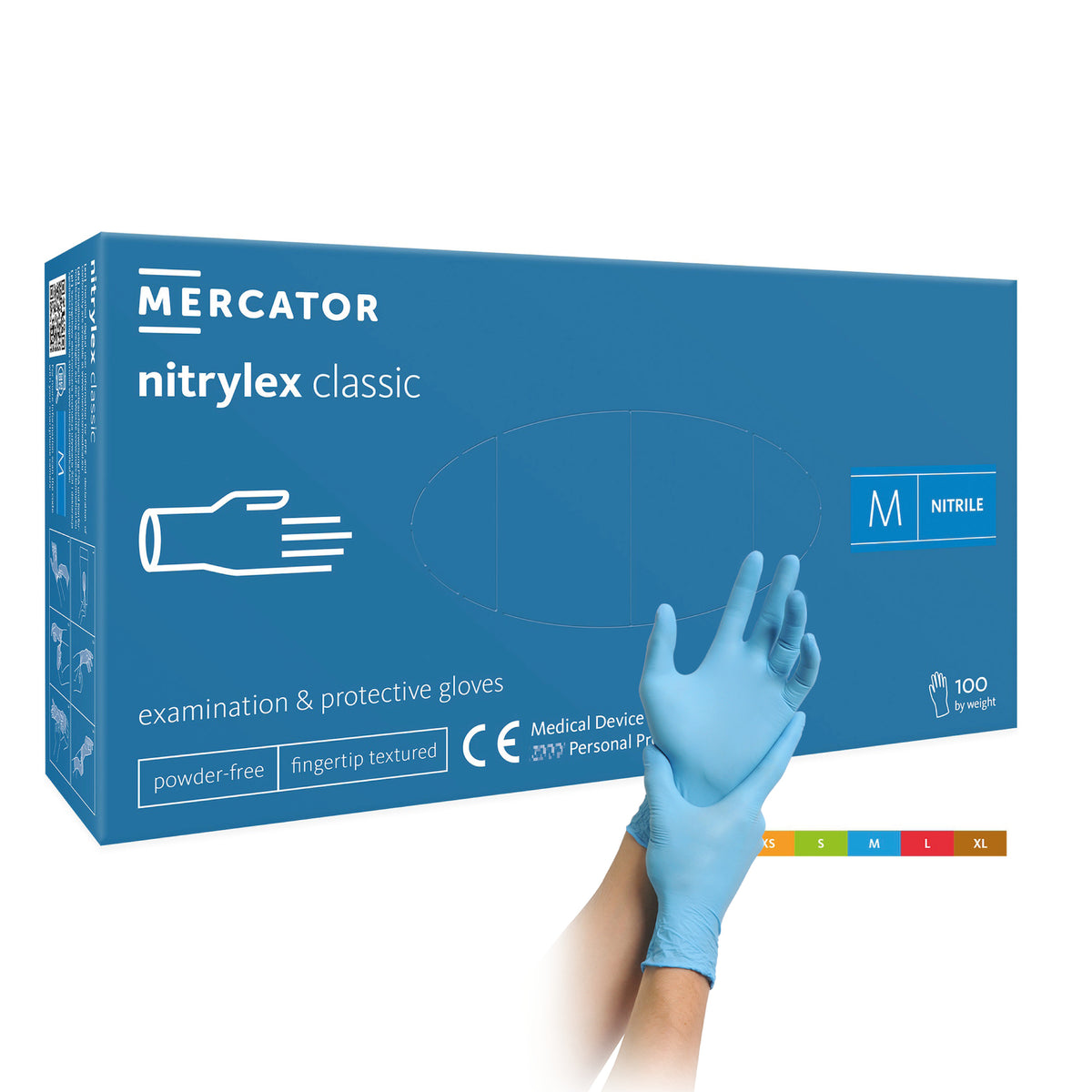 Mercator Nitrylex Classic Nitrilhandschuhe blau kaufen – Handschuhgroßhandel