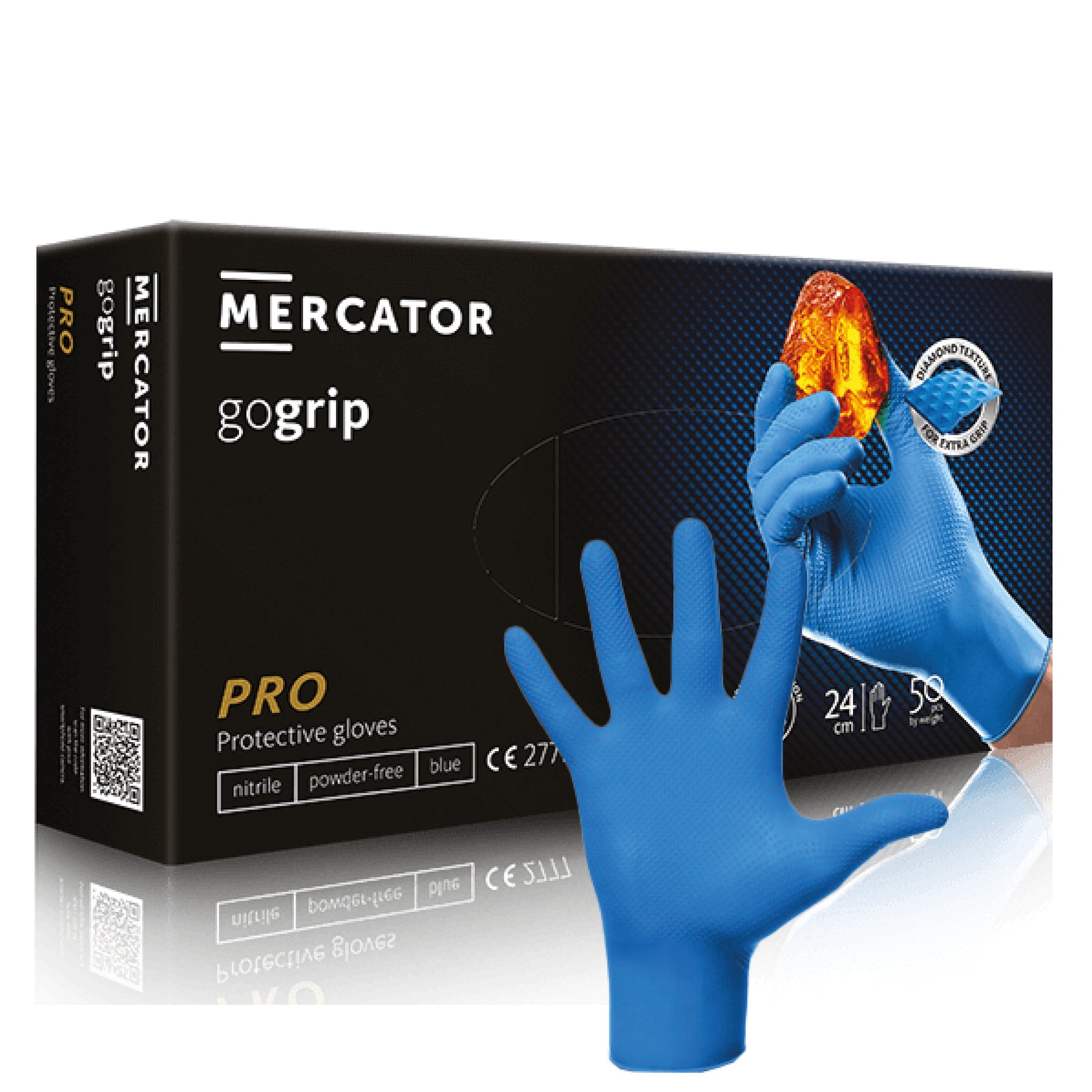 nitril handschuhe köln MERCATOR gogrip Nitril-Handschuhe mit Diamanttextur blau – Handschuhgroßhandel